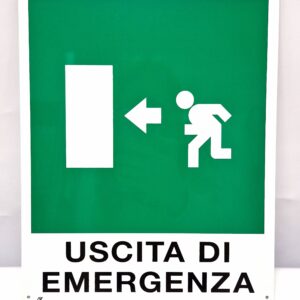 Cartello Uscita SX 50x40