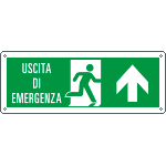 Cartello Uscita Avanti 32x12