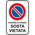 Cartello Sosta Vietata